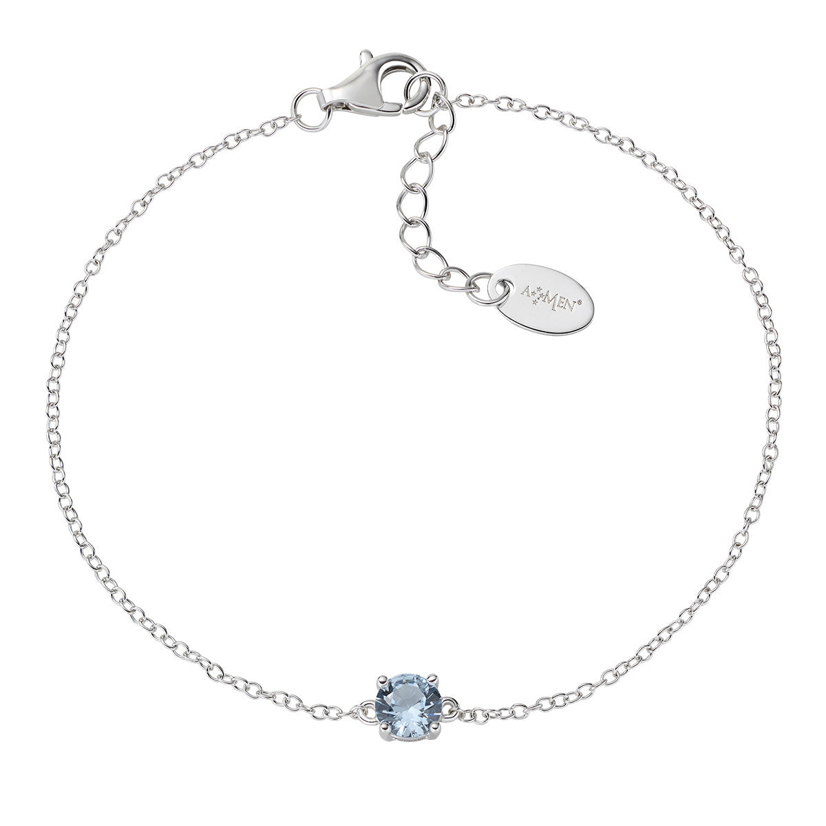 Amen - Bracciale croce con madreperla bianca | Gioielleria Online