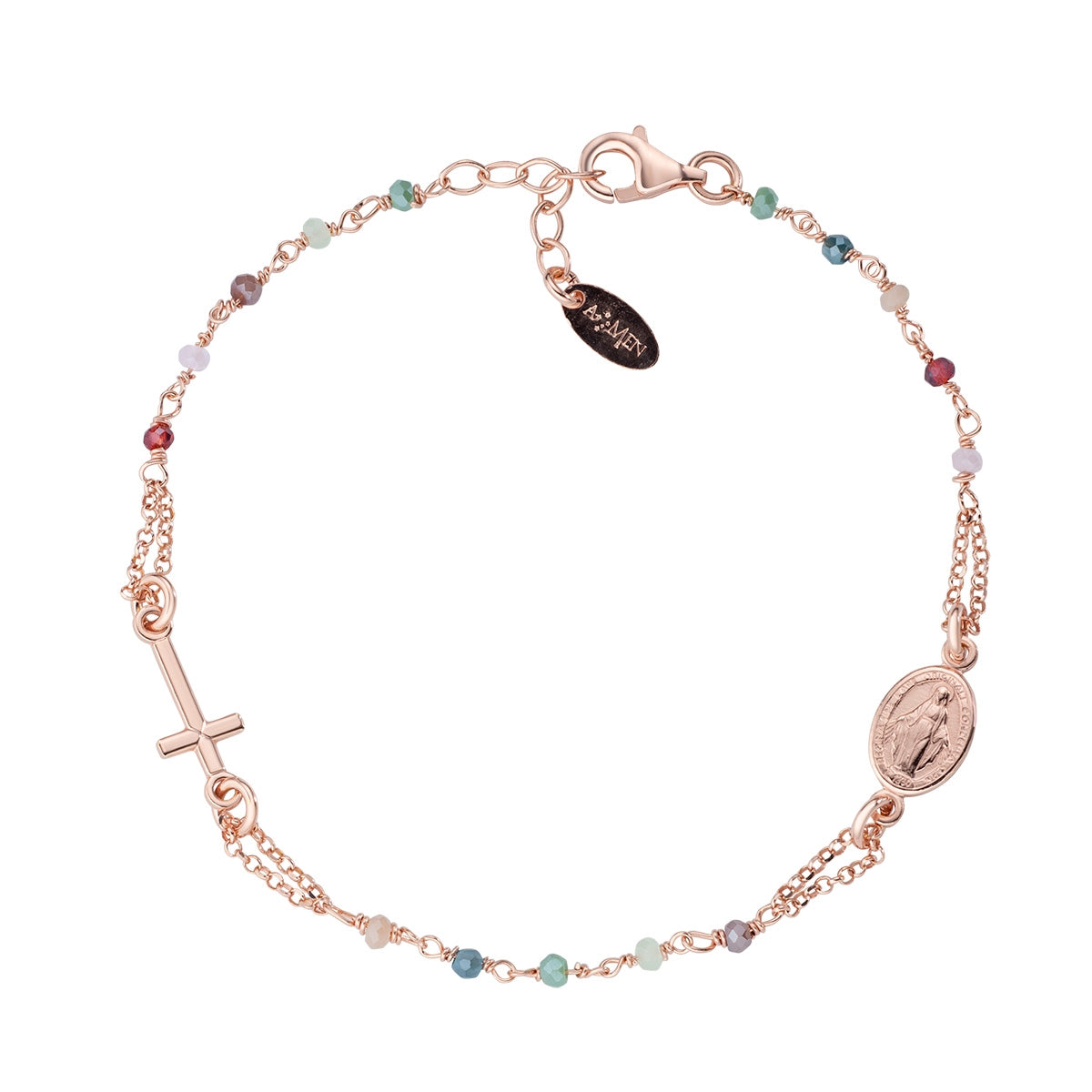 collana donna gioielli Amen Rosario CROBN3 collane Amen