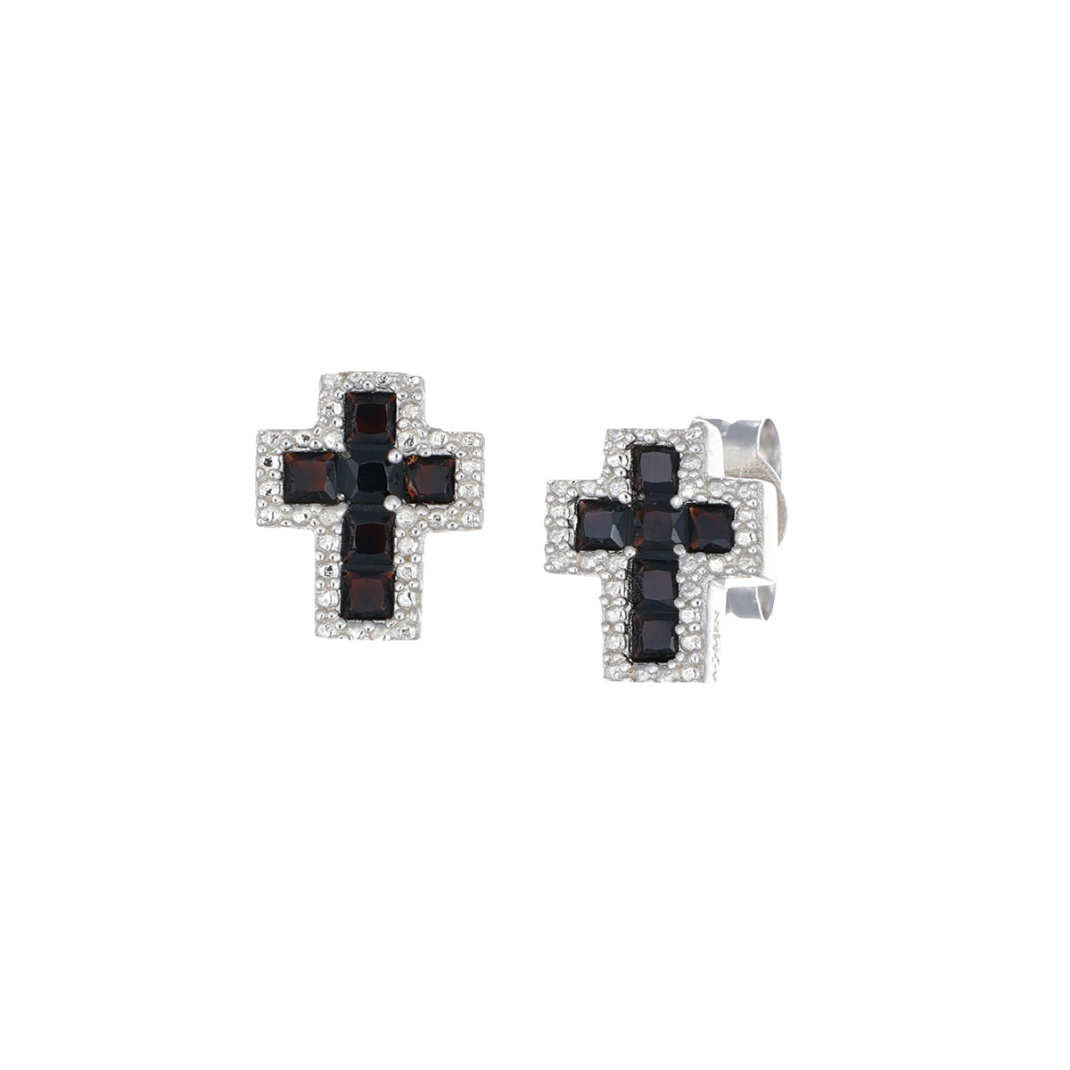 Orecchini A Clip A Croce Con Zirconi – Eleganti E Non Forati, Regalo Donna E Ragazza - 4