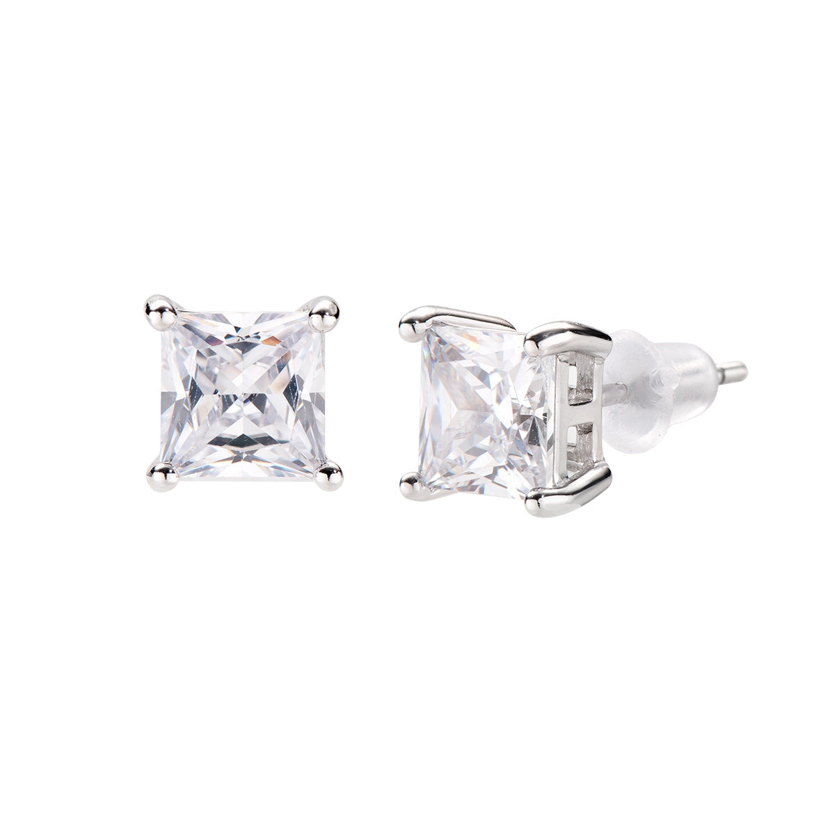 EVER FAITH Cubic Zirconia Orecchini a cerchio da donna eleganti EVER FAITH Cubic Zirconia Orecchini a cerchio da donna eleganti