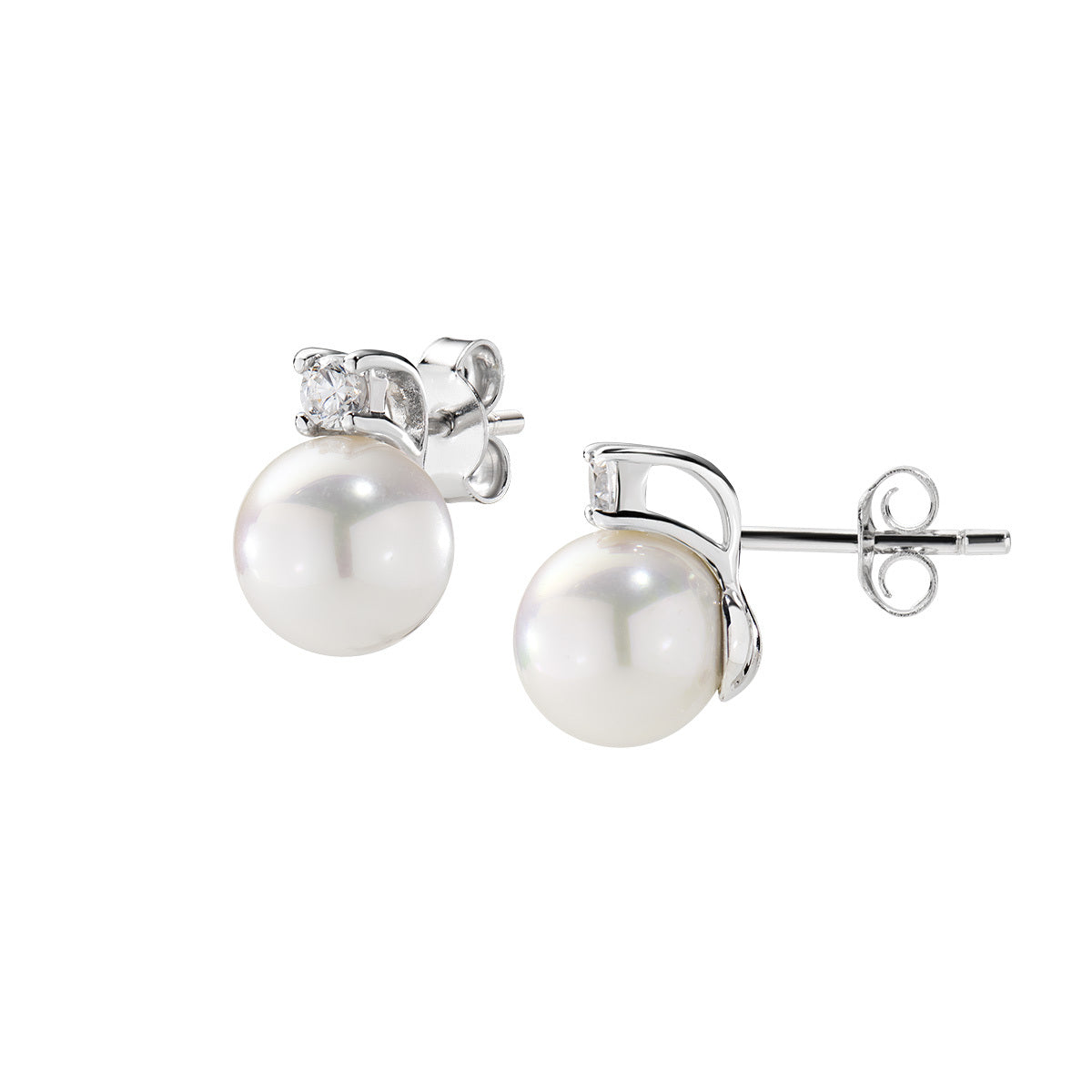 Orecchini con grande perla Pearl - bianco - Bijoux Orecchini con grande perla Pearl - bianco - Bijoux