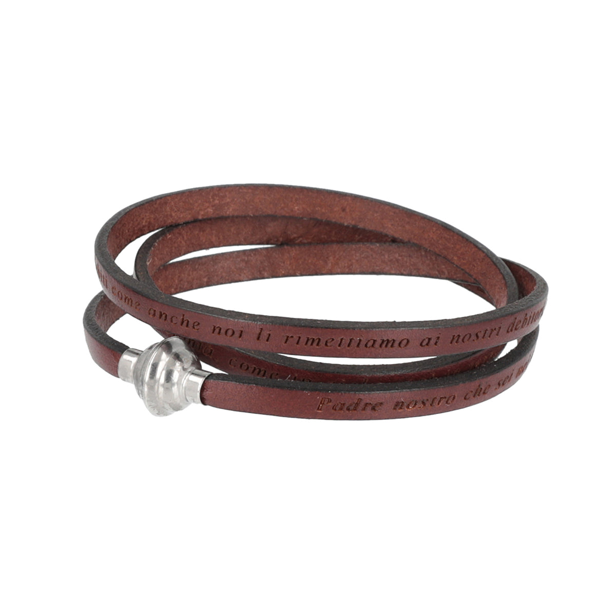 Bracciale Marrone Padre Nostro AmenCollection