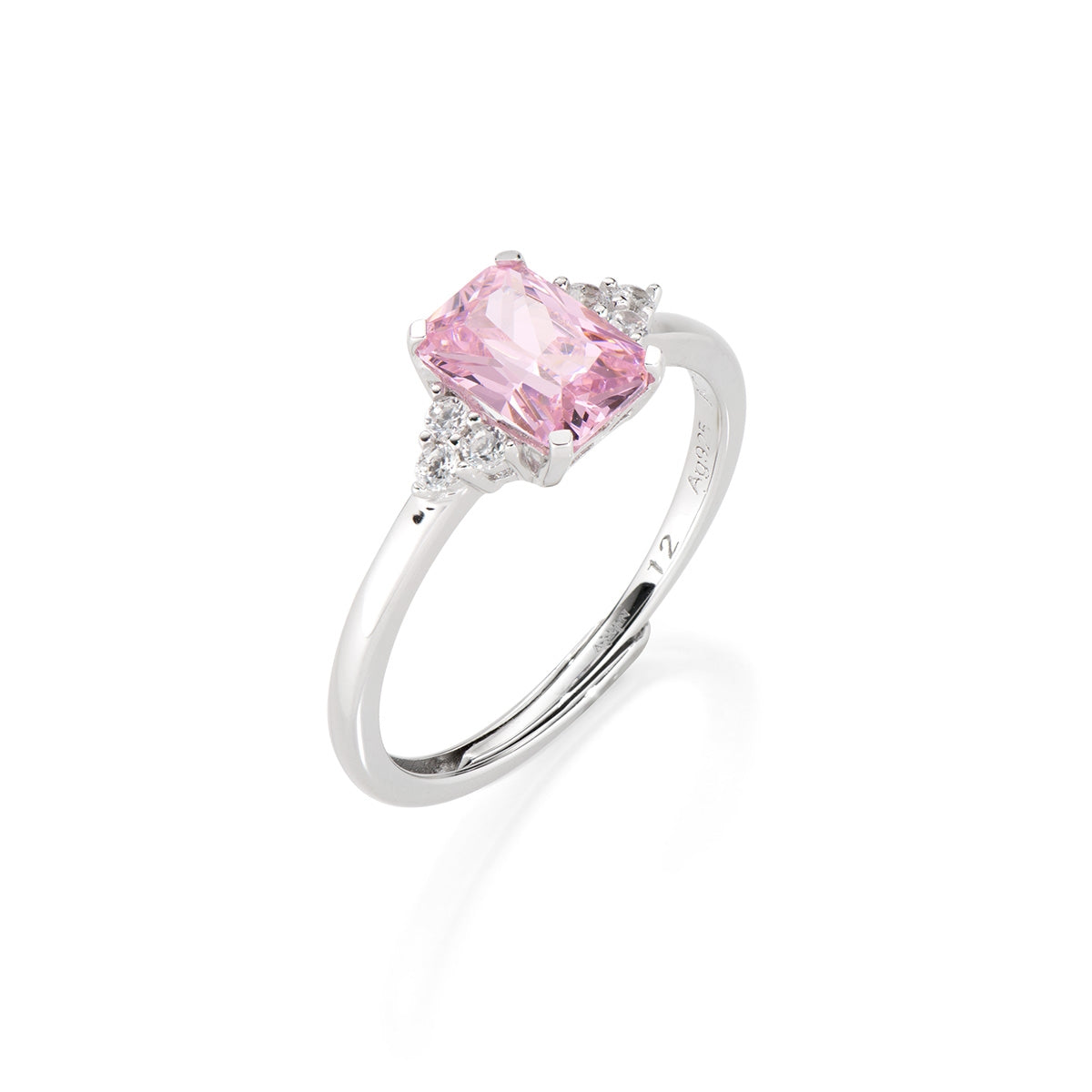 Anello Smalto Rosa e Zircone Mabina Gioielli 523309 Anello Smalto Rosa e Zircone Mabina Gioielli 523309
