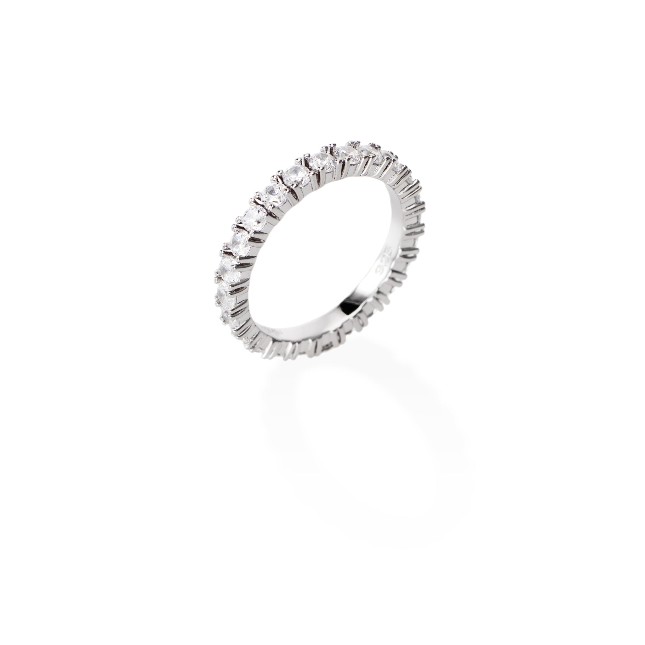 Anello Chirico - Veretta - Oro Bianco 18 carati - Diamanti - Zaffiri 0