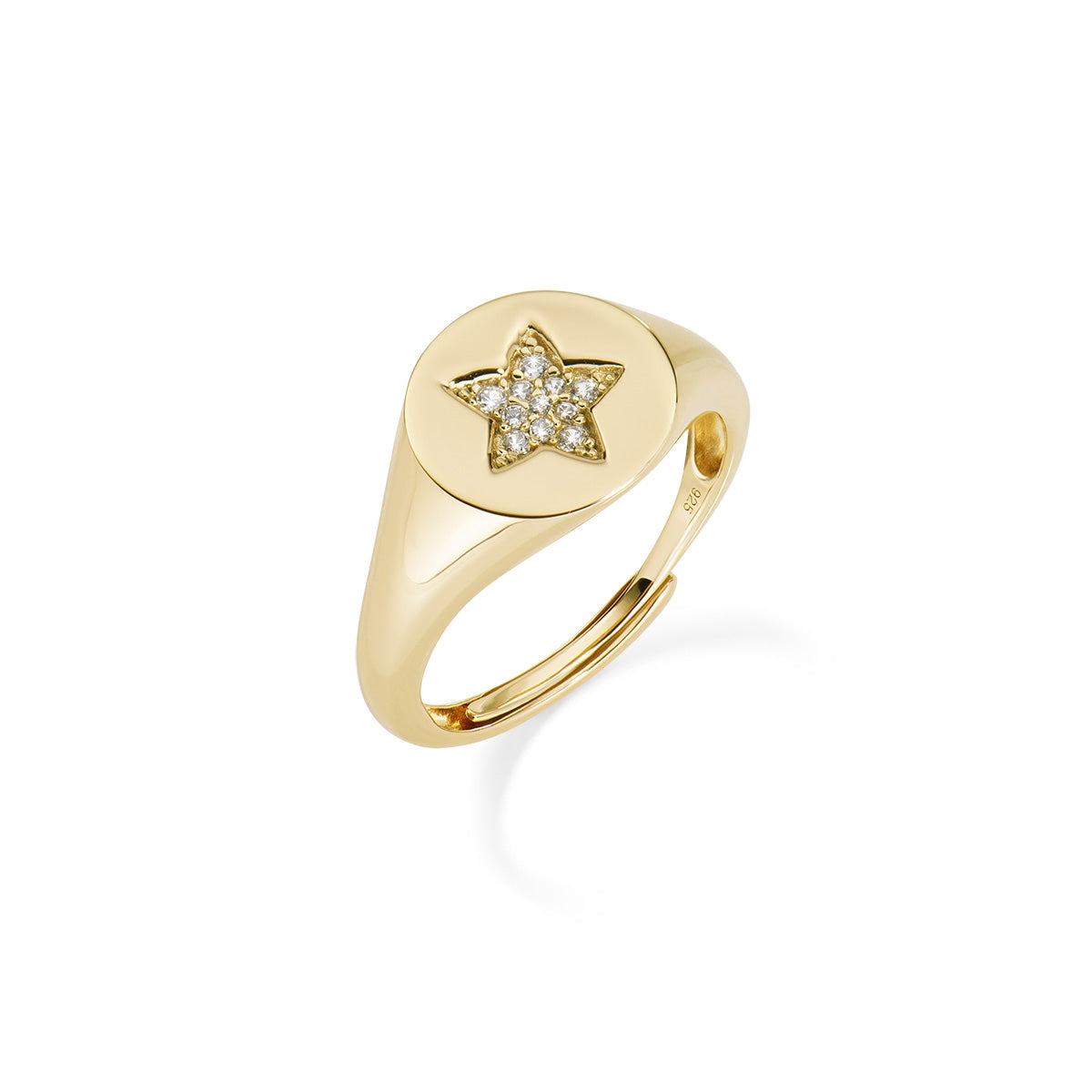 Anello Marcante A Mezza Sfera Inciso In Argento Sterling 925 Regolabile