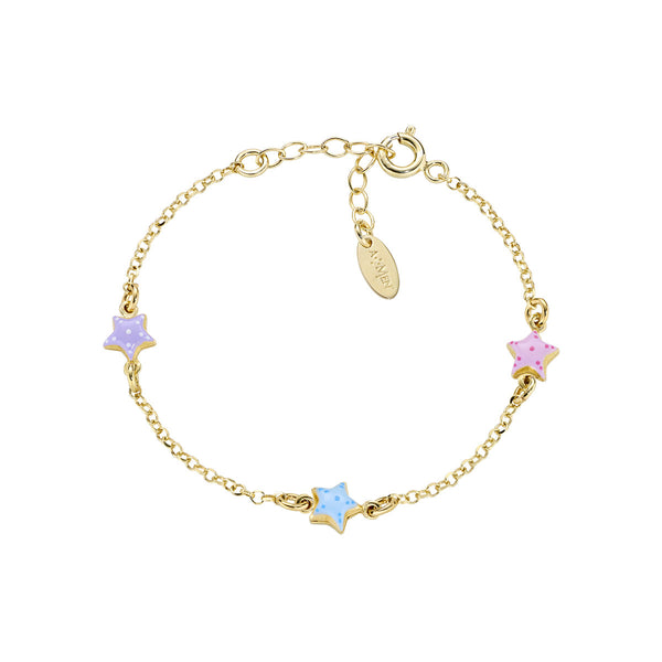 Amen Bracciale Donna In Argento 925 Con Cristalli Amaranto Rosa E Verdi – Lunghezza 18 Cm + 2 Cm Catena - 5