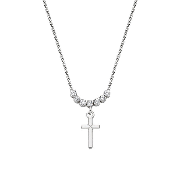 Collana Donna Con Croce E Perle – Collare A Strati In Lega, Regolabile – Gioiello Elegante