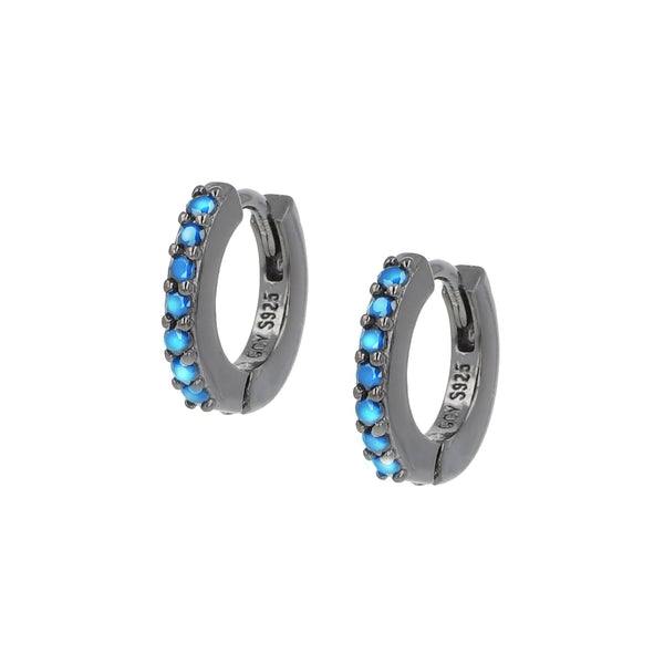 TANGPOET Orecchini A Cerchio In Argento 925 Orecchini Sleeper Ipoallergenici Huggie Orecchini Di Compleanno Per Uomini Donne, 12mm - 6