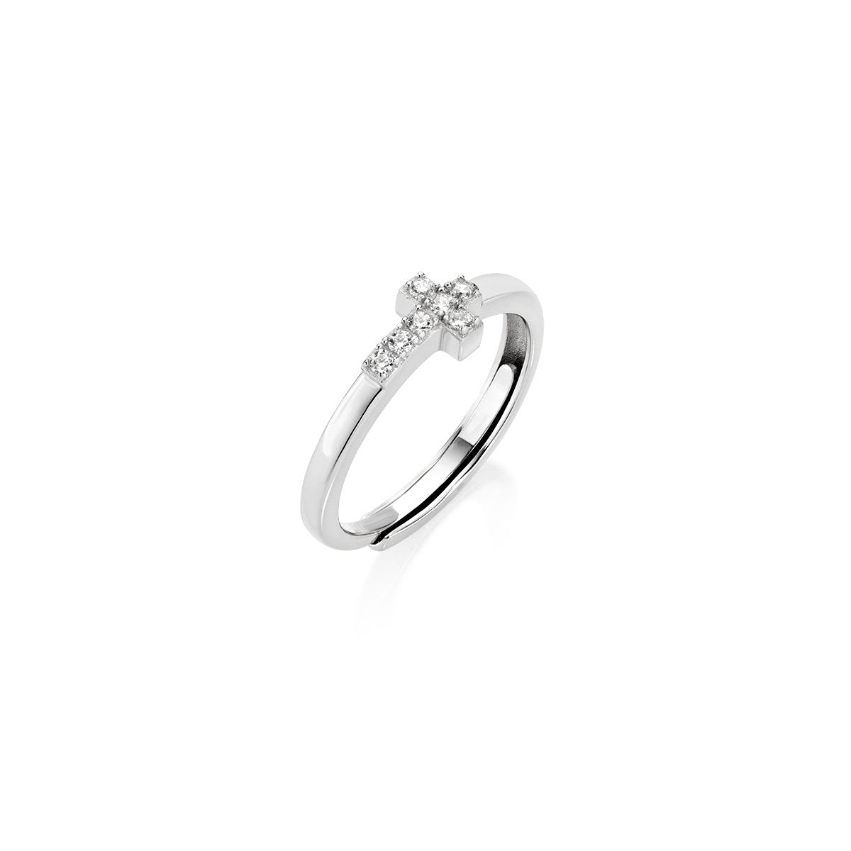 Anello Regolabile In Argento 925 Con Piccola Margherita - Gioiello Minimal, Idea Regalo Donna